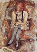 Jules Pascin Keludiya have break china oil painting reproduction